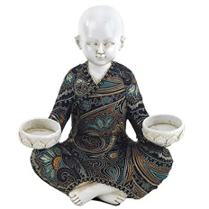 Bild von Kleiner Mönch mit 2 Teelichthalter