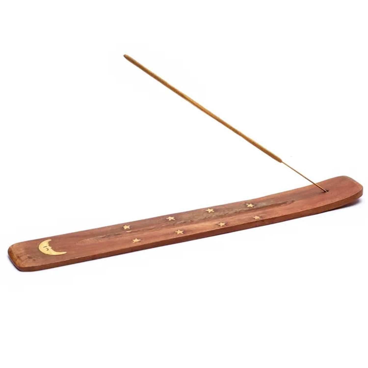 Bild von Mond Räucherstäbchenhalter aus Holz