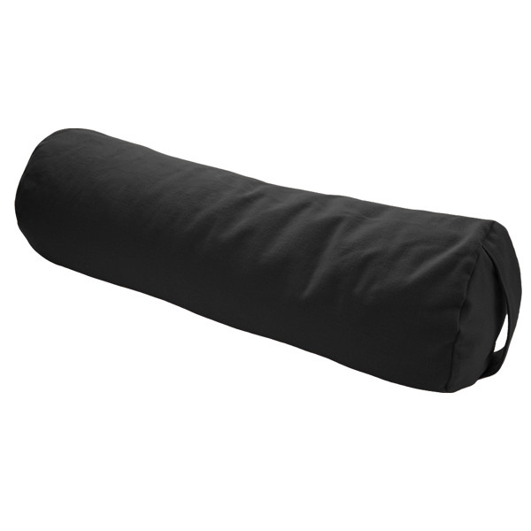 YOGISAN - immer schön entspannt ;) Yogarolle / Yoga Bolster YogiBolster Black