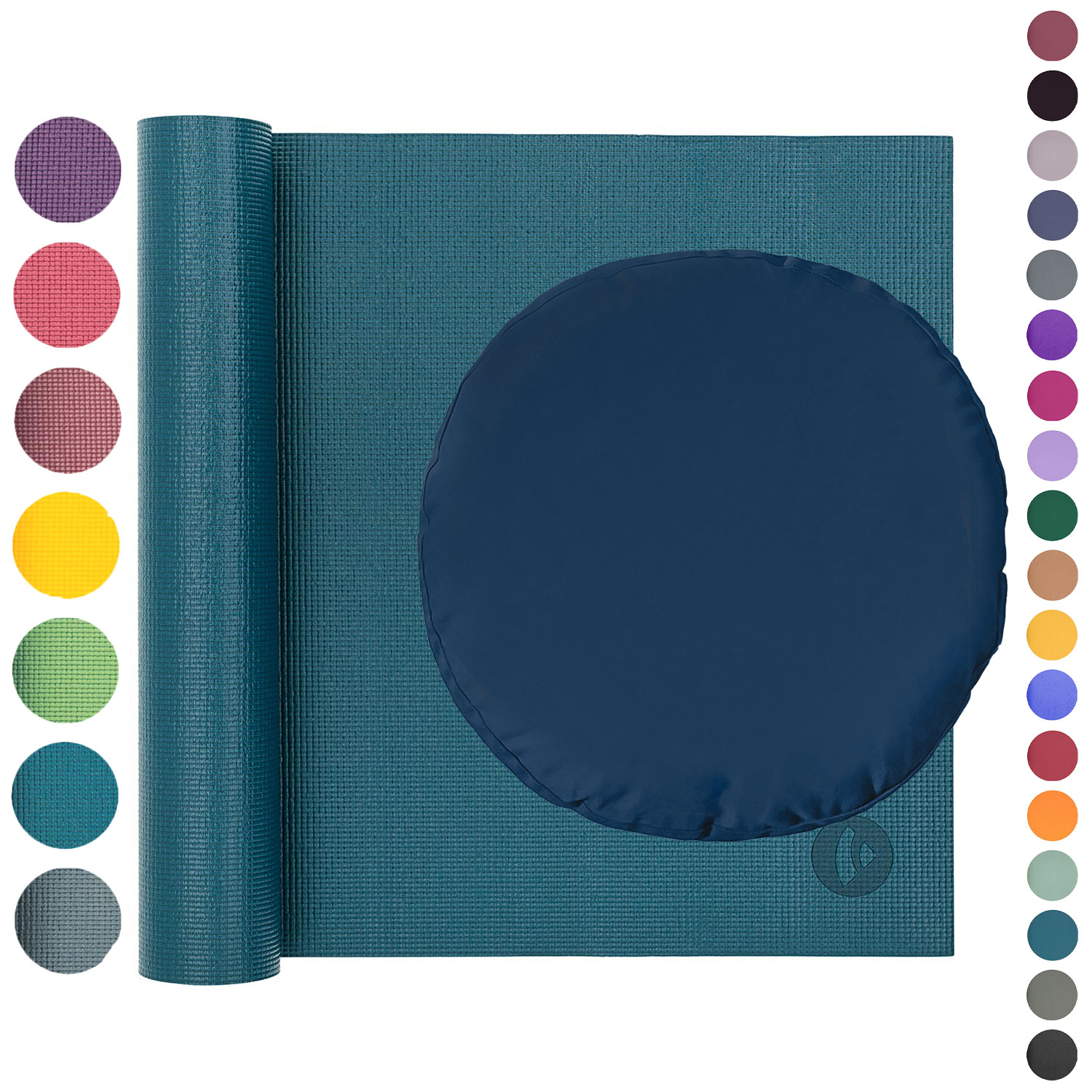 Bild von Yoga-Set Meditation (Yogamatte Asana + Basic Kissen)