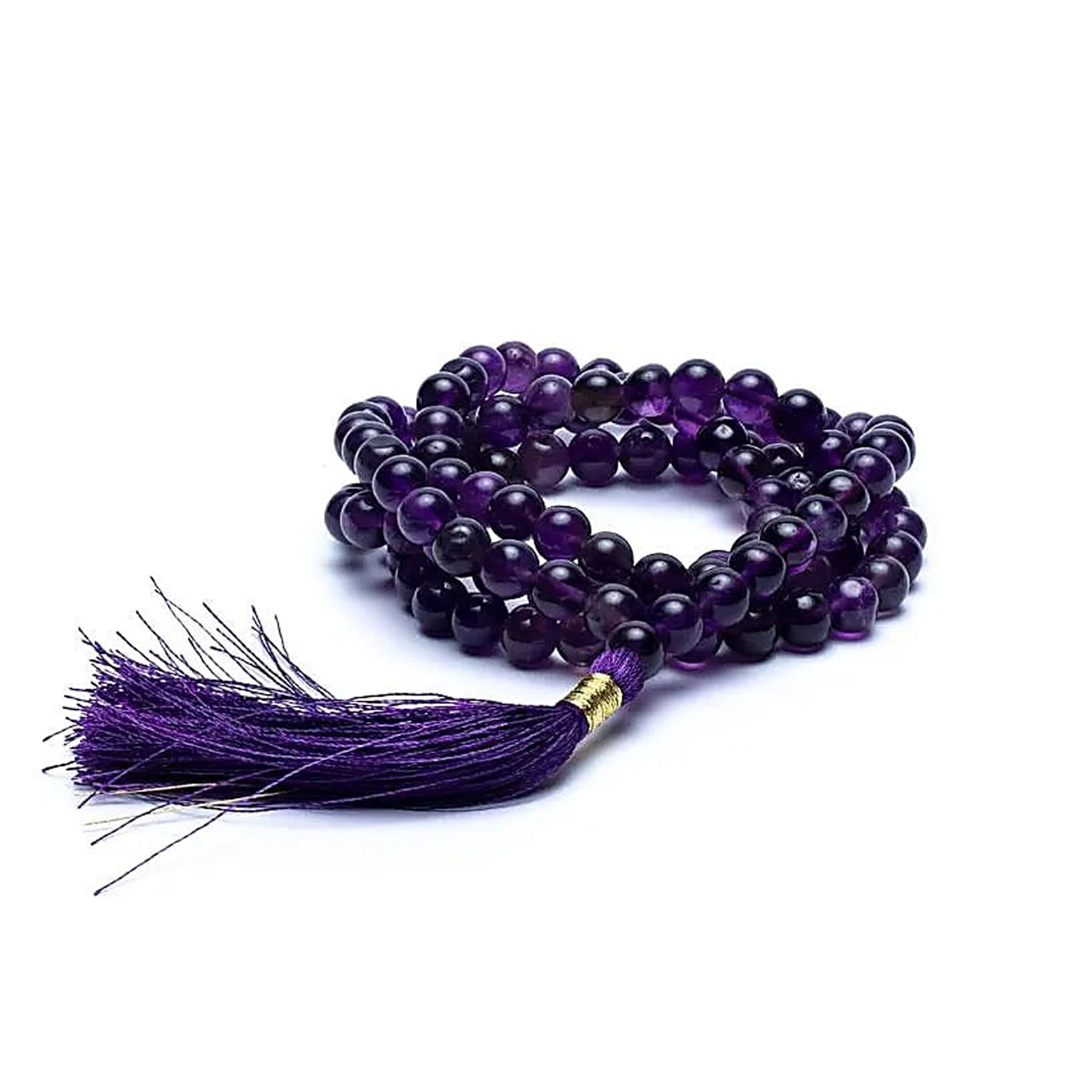 Bild von Mala Kette Amethyst 108 Perlen