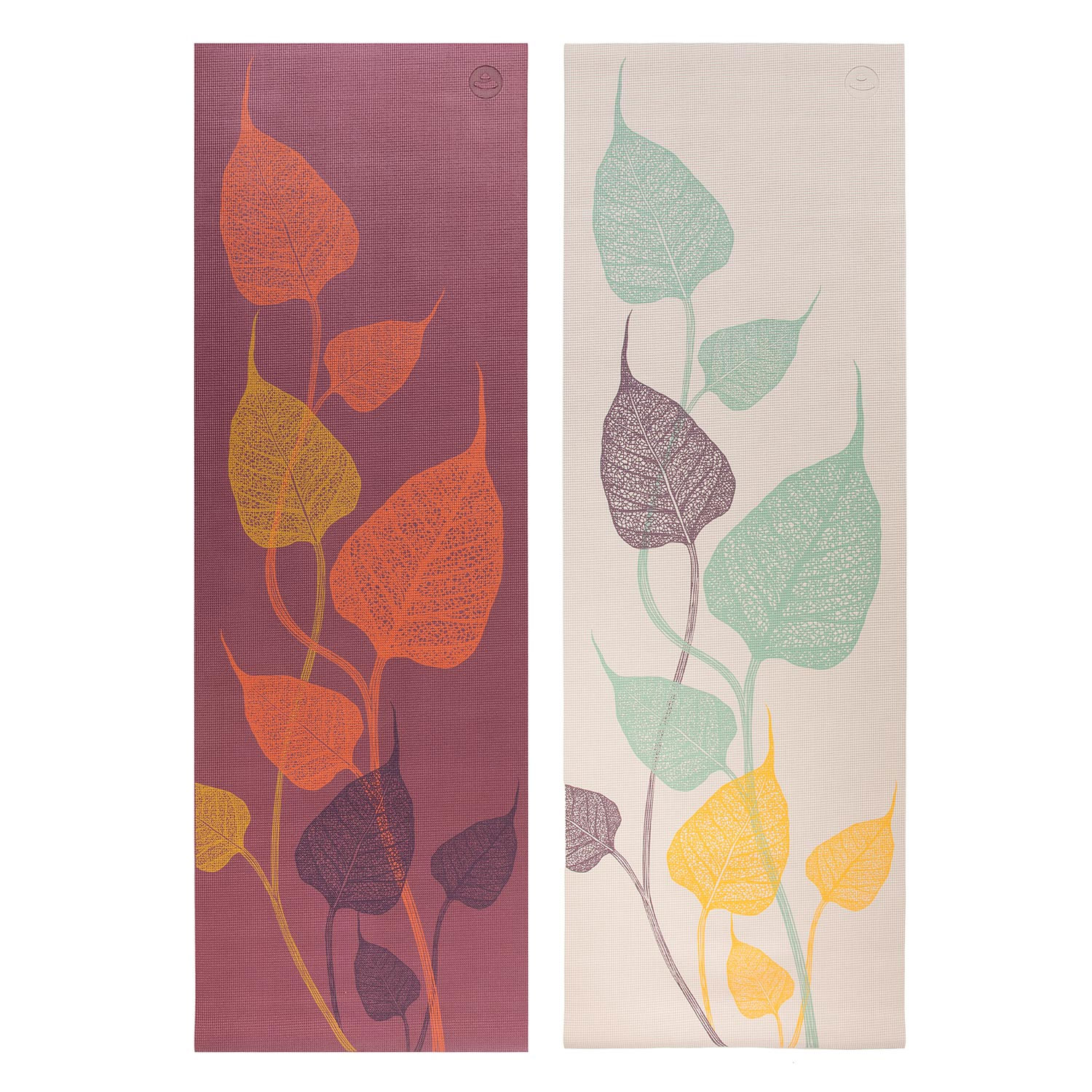 Bild von ÖKO TEX Yogamatte Leaves Design