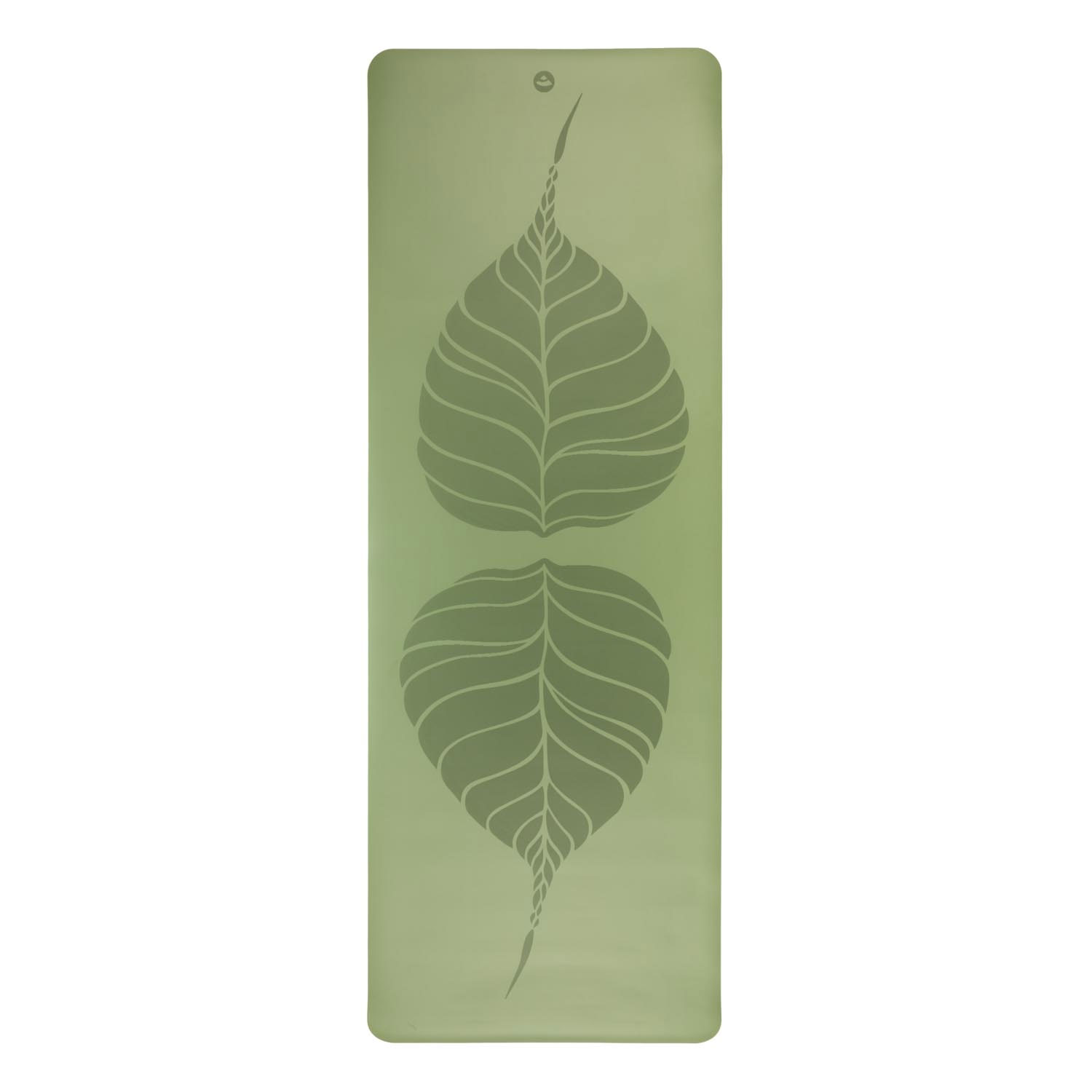 Bild von Yogamatte Green Leaves Design