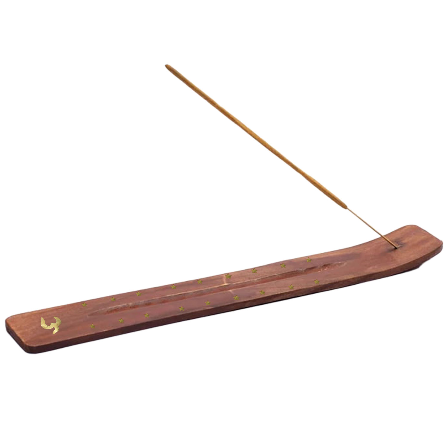 Bild von Om Räucherstäbchenhalter aus Holz