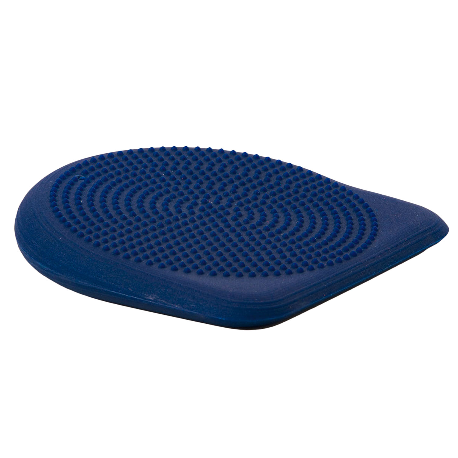 Blaues, strukturiertes Silikon-Pad, wahrscheinlich für Schuhe.