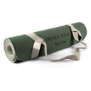 TPE-Yogamatten-Set Celadon-Grün mit Tragegurt