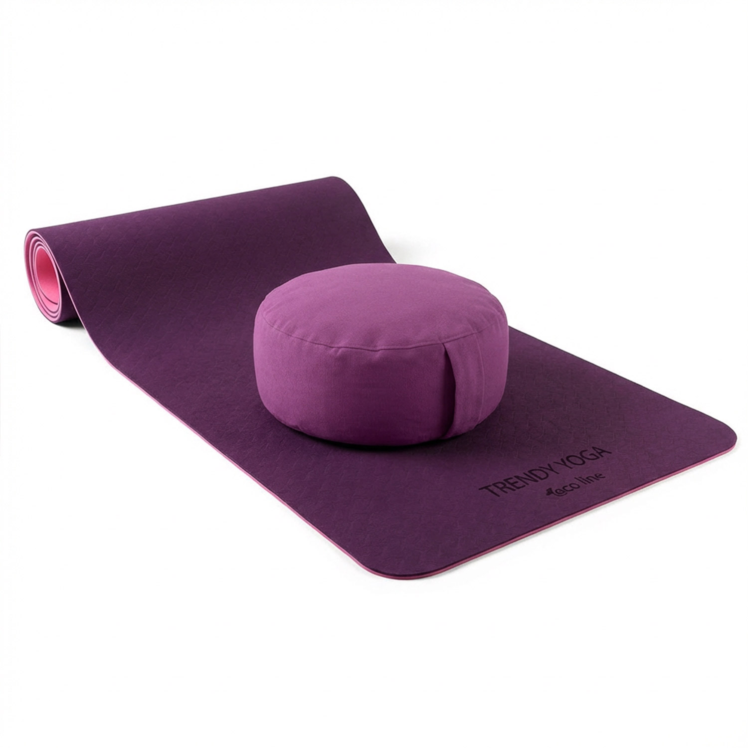 Bild von Yoga-Set Meditation (Yogamatte TPE + Lotus Kissen)