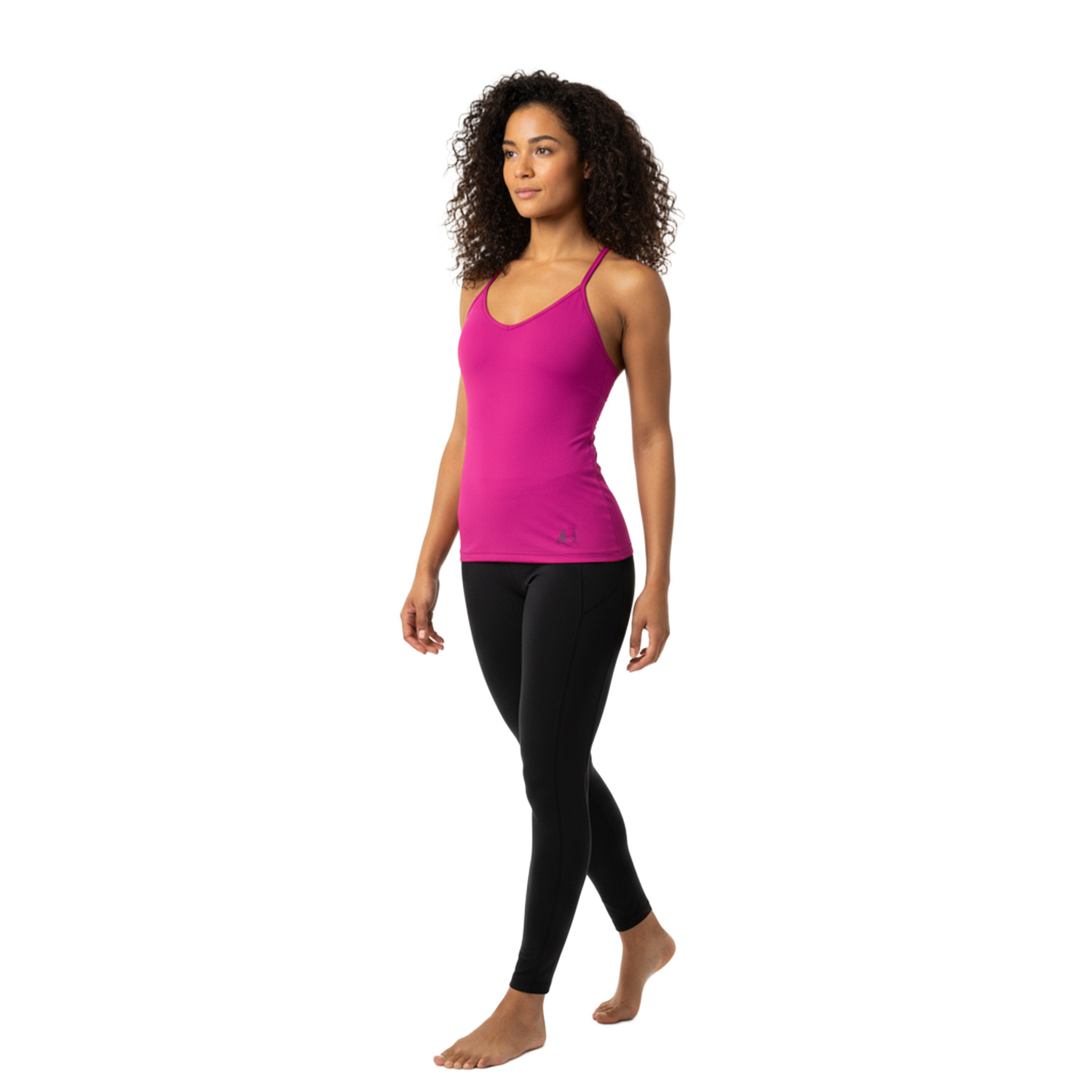 Bild von CURARE Yoga Top Spaghetti Magenta, Gr. L