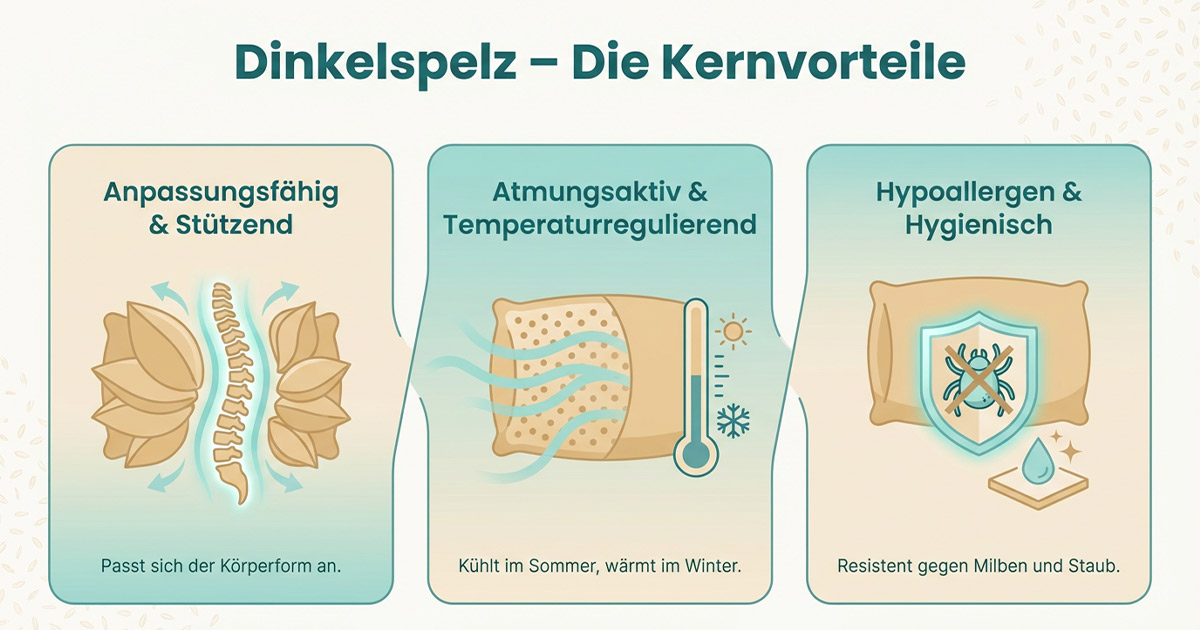 Dinkelspelz – Die Kernvorteile