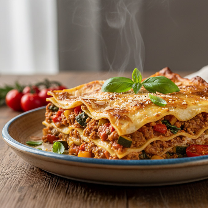 Rezept: Vegane Lasagne al forno "Bologna Style", Pasta