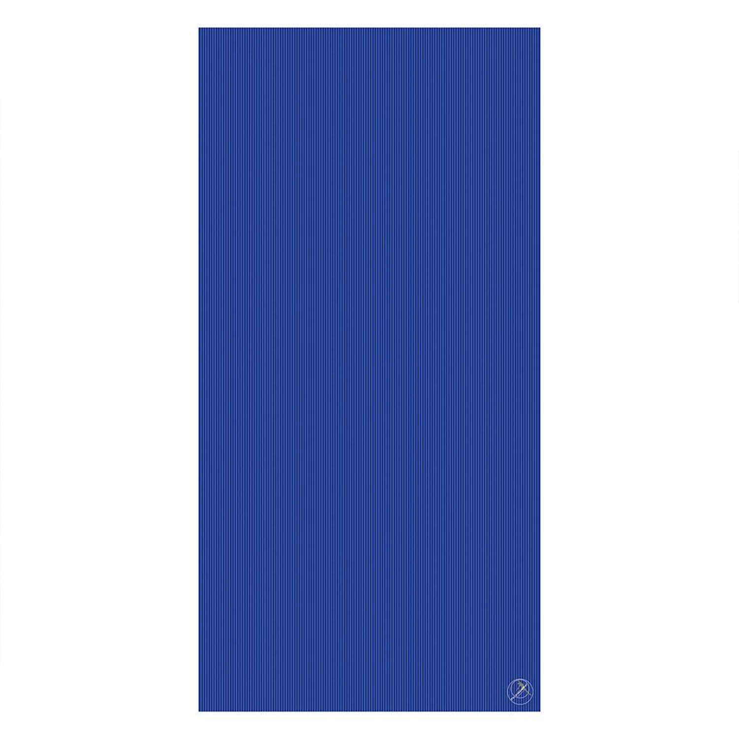 Abbildung eines blauen rechteckigen Feldes mit feinen vertikalen Linien