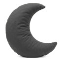 Luna Moon Halbmondkissen – Anthrazit