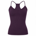 Curare Yoga Spaghetti Top Purple Größe M