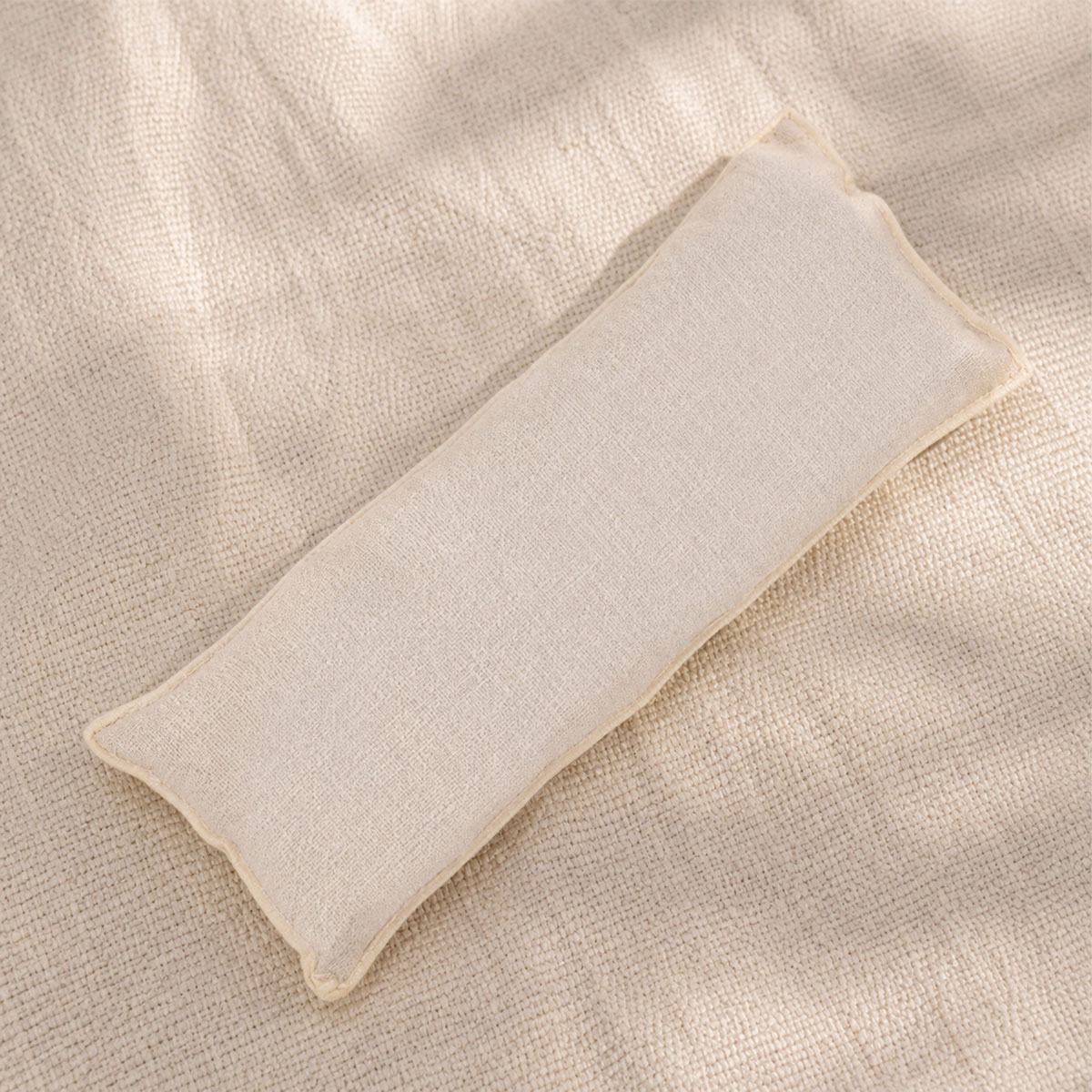 ECO Augenkissen Bio Lavendel Natural aus Bio-Baumwolle in hellem Naturton