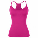 CURARE Yoga Top Spaghetti Magenta Größe L