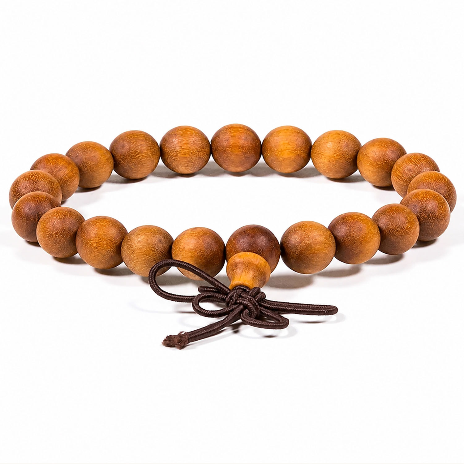 Mala-Armband aus Sandelholz mit 21 Perlen
