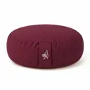 ECO Yogakissen Basic Reise Aubergine (Ø 33, H 12 cm)