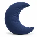 Luna Moon Halbmondkissen – Indigo