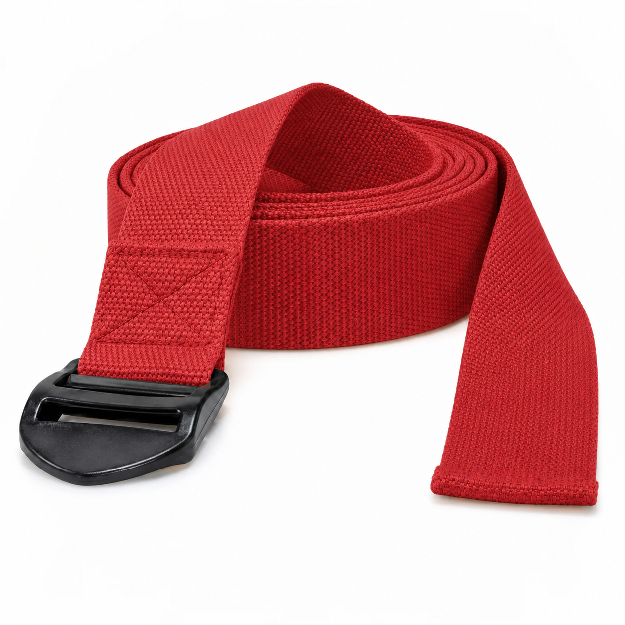 Trendy Yogagurt mit Plastikschnalle Rot