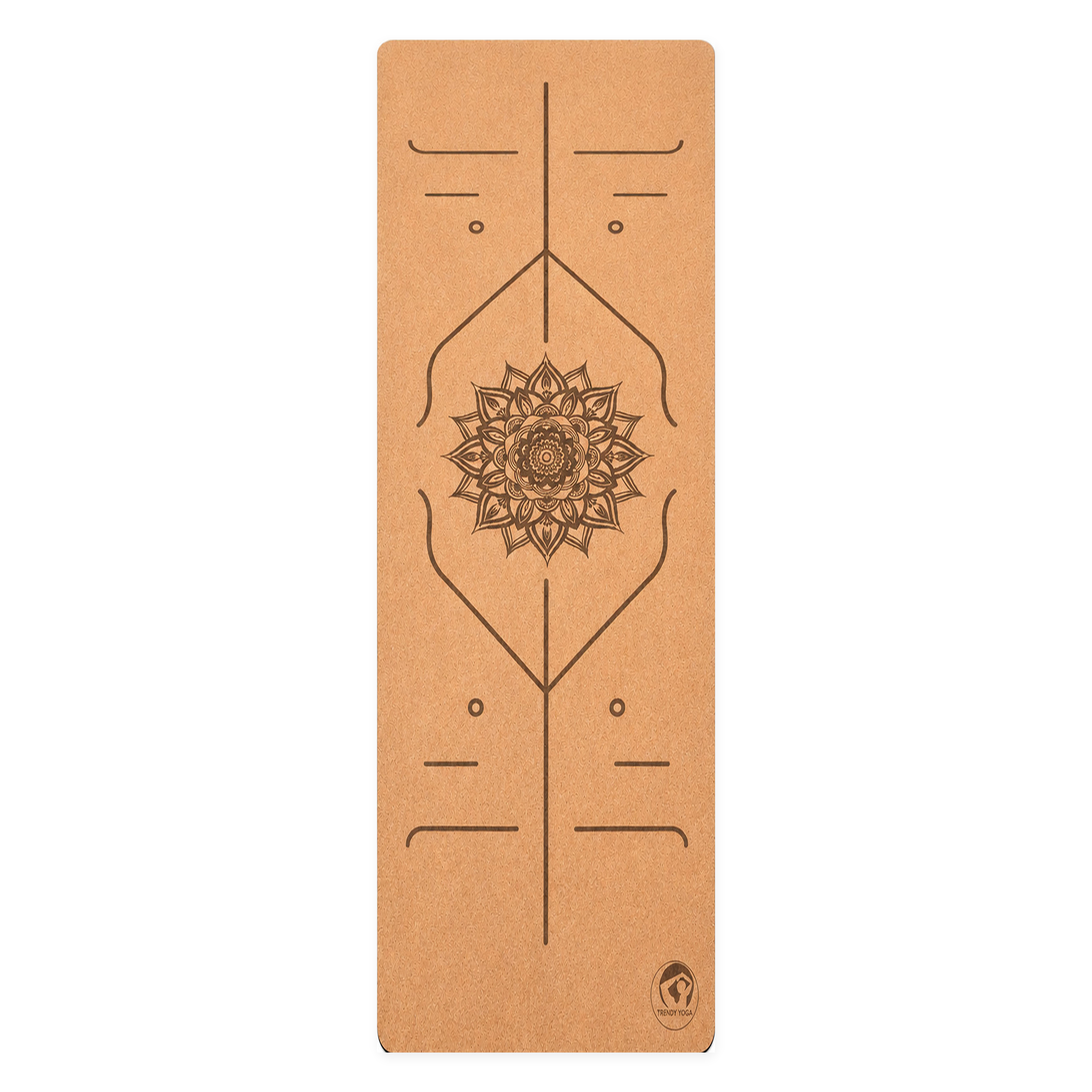 Kork Yogamatte Cortica aus Naturkork und Naturkautschuk
