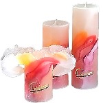 Bild von Lotuskerze Art Fire 23cm x Ø 7cm