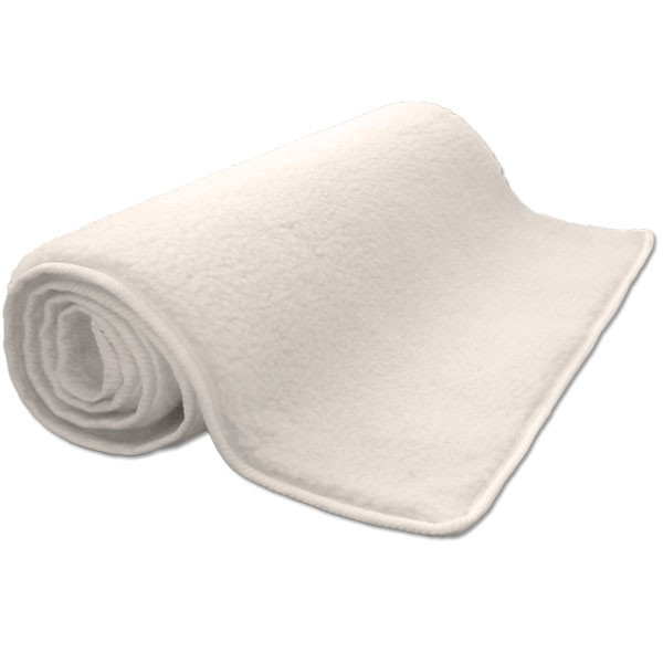 YOGISAN - immer schön entspannt ;) Yogamatte Schurwolle Wool HF Natur umsäumt Basic 75 cm