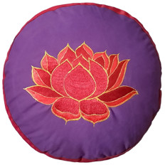 Bild von Yoga Sitzkissen Lotus Violett Red