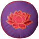 Bild von Yogakissen Lotus Violett Red