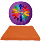 Bild von Meditationsset Lilac Mandala (Yogakissen + Zabuton)