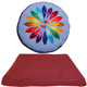 Bild von Meditationsset Blue Mandala (Yogakissen + Zabuton)