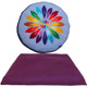Bild von Meditationsset Blue Mandala (Yogakissen + Zabuton)