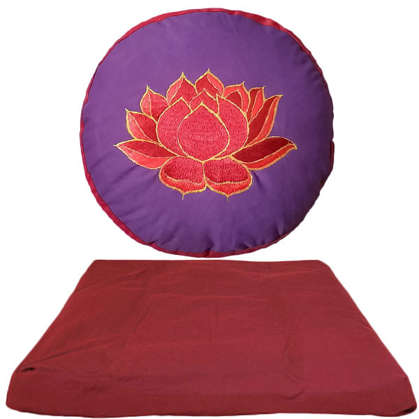 YOGISAN Meditationsset Lotus Flower (Yoga Kissen + Zabuton)