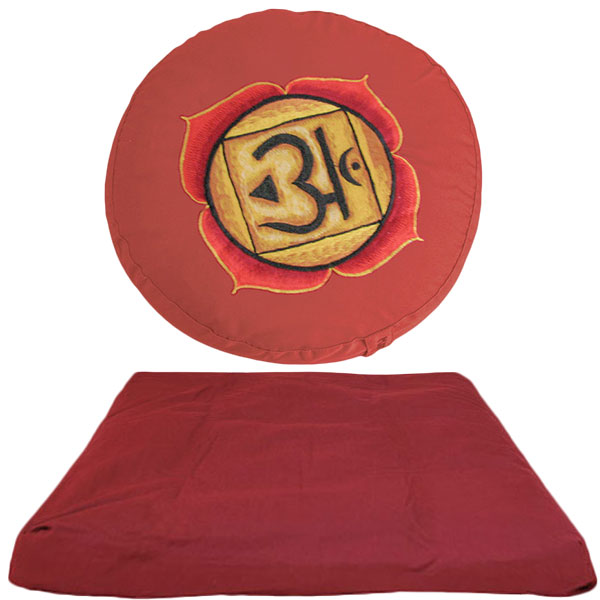 Bild von Meditationsset Muladhara (Chakra Kissen + Zabuton)