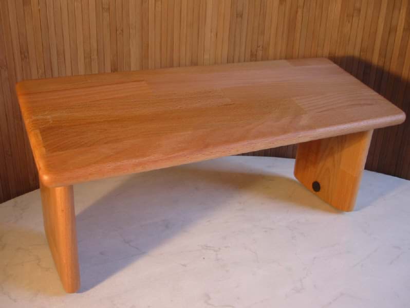 Meditationsbank klappbar aus Buche Meditationsbank klappbar aus Buche