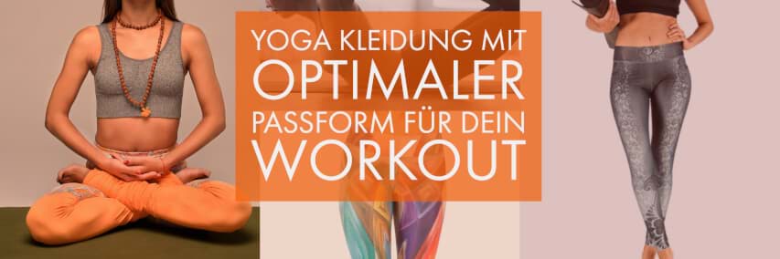 Mit Yogakleidung + Yogamatte - alles für dein Workout